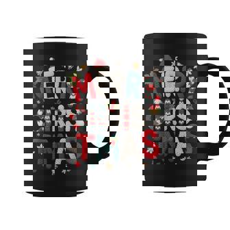 Merry Christmas Xmas Yarn Crochet Knitting Quilter Sewing Coffee Mug | Seseable CA