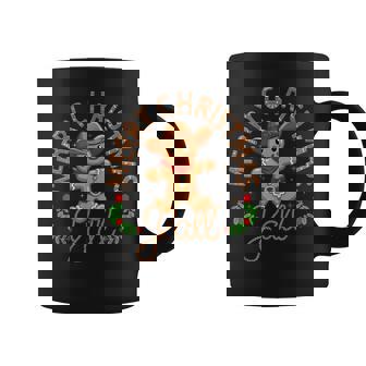 Merry Christmas Yall Gingerbread Cowboy Howdy Western Xmas Coffee Mug | Mazezy