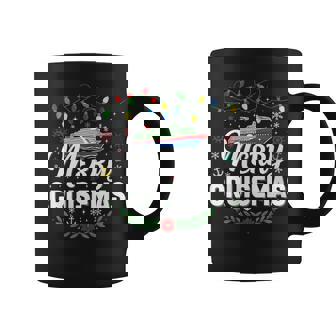 Merry Cruisemas Cruise Christmas Lights Nautical Coffee Mug | Seseable CA