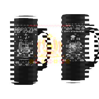 Merry Glizzmas Ugly Christmas Sweater Hot Dogs Xmas Family Coffee Mug | Mazezy