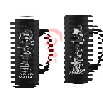 Merry Kissmyass Christmas Lights Santa Hat Women Coffee Mug | Seseable CA