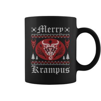 Merry Krampus Christmas Xmas Horror Ugly Sweater Evil Pajama Coffee Mug - Thegiftio