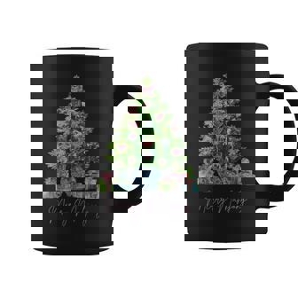 Merry Mahjong Christmas Tree Holiday Game Lover Coffee Mug - Seseable
