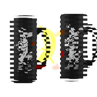 Merry Swing Banana Baseball Christmas Cool Coffee Mug | Mazezy