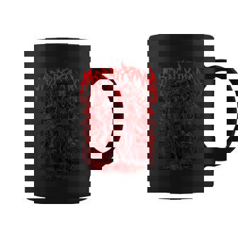 Merry Xmas Heavy Metal Band Parody Death Metal Vintage Santa Coffee Mug | Mazezy
