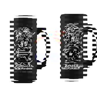 Messy Bun Air Force Mom Military Usaf Family Outfits Coffee Mug - Thegiftio