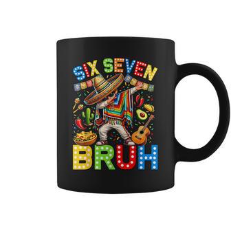 Mexican Boy Dabbing Poncho Cinco De Mayo Six Seven Bruh Boys Coffee Mug - Thegiftio UK