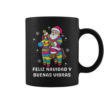 Mexican Christmas Santa Piñata Feliz Navidad Matching Coffee Mug | Seseable FR