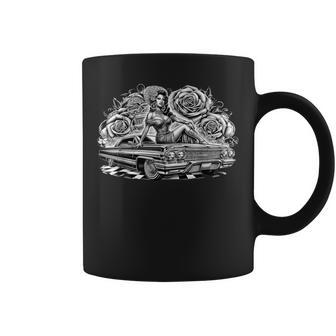 Mexican Street Culture Lowrider Latina Chola Model Coffee Mug - Thegiftio UK