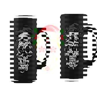 Mexican Sugar Skull Christmas Coffee Mug | Mazezy