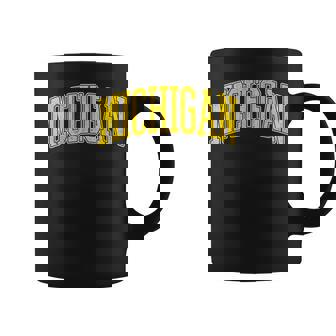 Michigan Vintage Varsity Sports Men Women Coffee Mug | Mazezy