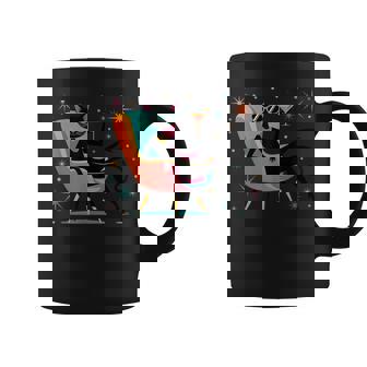 Midcentury Modern Mid Century Cat Retro Atomic Age Aesthetic Coffee Mug | Seseable CA