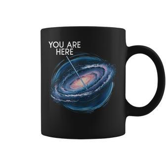 You Are Here Milky Way Galaxy Astronomía Hombres Es Niños Taza de café - Regaloses