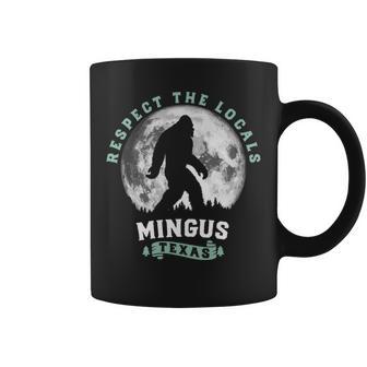 Mingus Texas Bigfoot Night Walk Retro Moon 長袖tシャツ コーヒーマグ - Kawaiitshirt