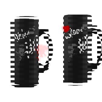 Mini-Hakkero Touhou Project Welcome Hell Gensokyo Relaxed Anime Black Small Coffee Mug - Monsterry