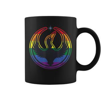 Minnesota Rebel Loon Alliance Lgbtq Rainbow Resist Coffee Mug - Monsterry