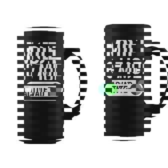 Model 6-7 Mode Activated Job Title School Work Humor Tank Top Coffee Mug | Mazezy