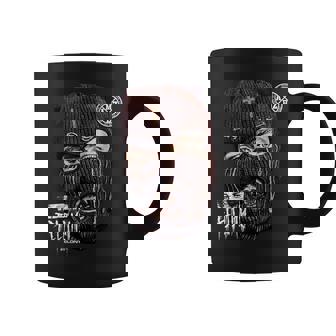 Modern Hip Hop Balaclava Girl Urban Streetwear Edgy Ski Mask Coffee Mug | Seseable UK