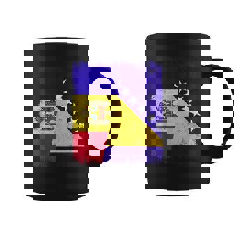 Moldova Bosnia And Herzegovina Half Flag Coffee Mug | Mazezy