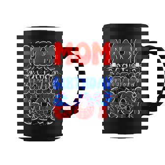 Mom Of The Birthday Boy Spider Web Family Matching Coffee Mug - Thegiftio