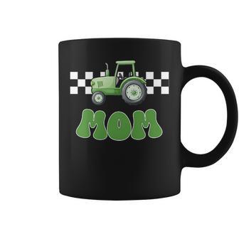 Mom Of The Birthday Boy Tractors Farm Trucks Family Matching Coffee Mug - Thegiftio UK