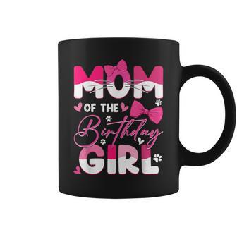 Mom Of The Birthday Girl Cat Kitty Family Matching Coffee Mug - Monsterry
