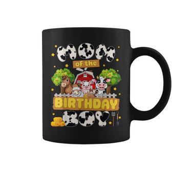 Mom And Dad Of The Birthday Boy Farm Family Matching Party Coffee Mug - Thegiftio UK