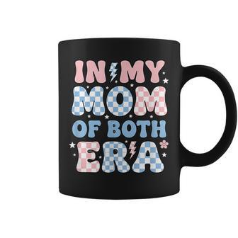 In My Mom Of Both Era Mom Retro Mama Of Both Groovy Coffee Mug - Thegiftio