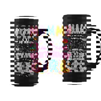 Mommy Of The Two Sweet 2Nd Birthday Girl Donut Lover Coffee Mug | Seseable UK