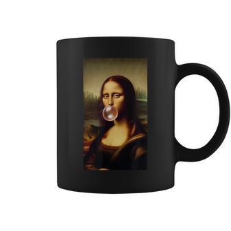 Mona Lisa チューインガム レオナルド・ダ・ヴィンチ ジョコンダ イタリアアート コーヒーマグ - Kawaiitshirt