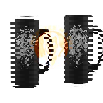 Monster Mash Frankenstein Dracula Halloween Graphic Coffee Mug | Mazezy