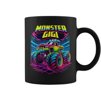 Monster Truck Gigi Monster Truck Are My Jam Truck Lovers Coffee Mug - Thegiftio UK