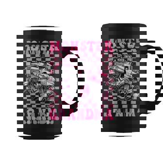 Monster Truck Grandma Family Matching Monster Trucks Bday Coffee Mug | Seseable CA