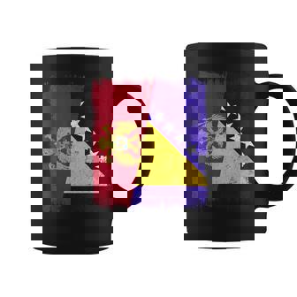 Montenegro Bosnia And Herzegovina Half Flag Coffee Mug | Mazezy