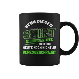 Moped Fahrer Geschenk 2 Takter & Mofa Fan Werkstatt Tuning Tassen - Geschenkecke