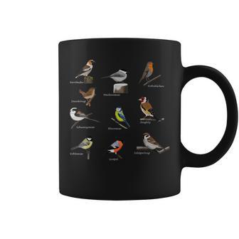 Motif Oiseaux De Jardin Chantant Oiseaux Mésanges Tasse - Cadeauxyz