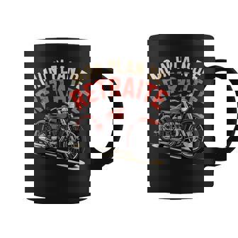 Moto Retraite Homme Humour Cadeau Humoristique Motard Drôle Tasse - Cadeauxyz