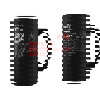 Motorsport Race Weekend Practice Qualifying Race Day Count Tank Top Coffee Mug | Mazezy