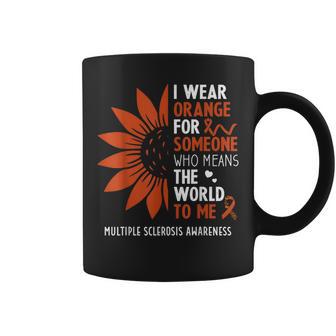 Multiple Sclerosis Awareness I Wear Orange Ms Month Coffee Mug - Thegiftio UK