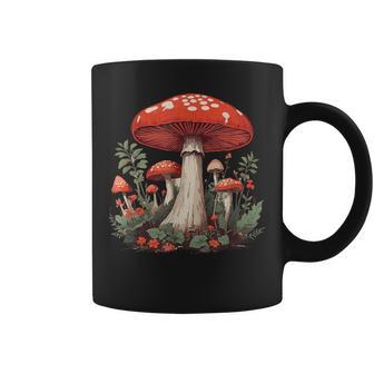 Mushroom Forest Nature Toadstool Aesthetic Cottagecore Coffee Mug | Mazezy