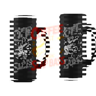 Music Instrument Musician Coffee First Bass Guitar Bassist Coffee Mug | Mazezy