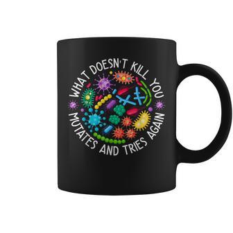 Mutates And Tries Again Lab Week Science Microbiology Coffee Mug - Thegiftio UK