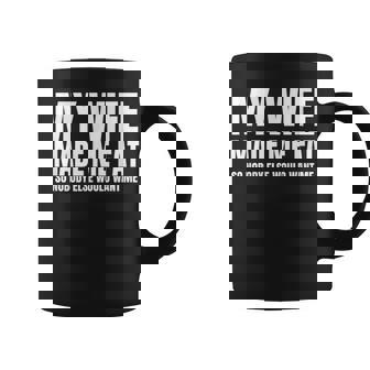 My Wife Made Me Fat Unhinged Dad Joke 不潔なミーム ぽっちゃり コーヒーマグ - Kawaiitshirt