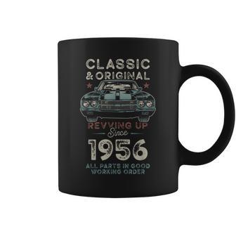 Nacido En 1956 Muscle Car 69 Cumpleaños Taza de café - Regaloses