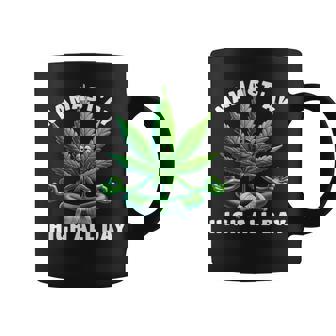 Namast’Ay High All Day Yoga 420 Weed Zen Meditation Coffee Mug | Mazezy