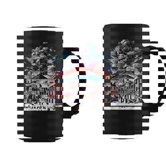 Napoli Italia Mount Vesuvius Pompeii Travel Souvenir Ciao Coffee Mug | Mazezy