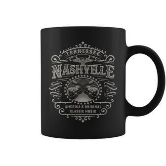 Nashville Music City Tennesseeintage Tasse - Cadeauxyz