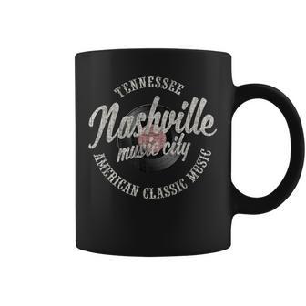 Nashville Music Cityinyleintage Tasse - Cadeauxyz