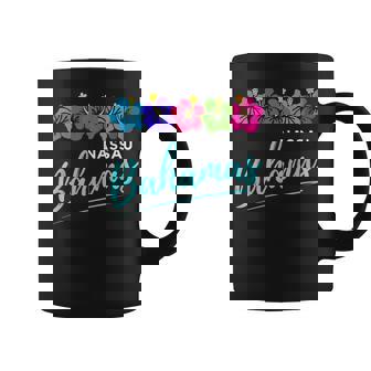 Nassau Bahamas Tropical Flower Beach Vacation Family Group Coffee Mug | Mazezy