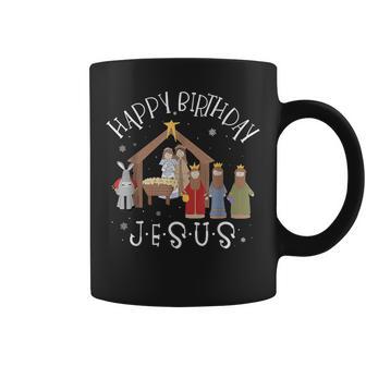 Nativity Happy Birthday Jesus Christmas Nativity Christian Coffee Mug - Thegiftio UK